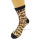 Accept customization women glass socks leopard style